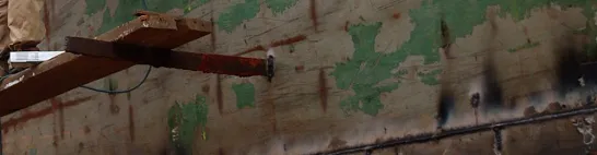 Coating too thin, damaged or applied on poor surface preparation