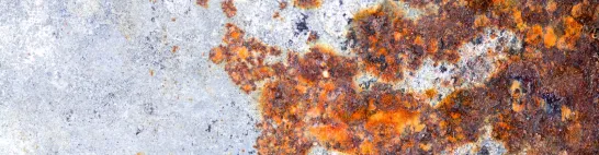 Bare spots, drips or rough surfaces on galvanized steel