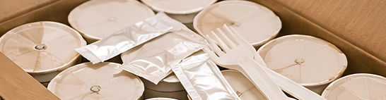 Missing seasoning sachets, sauce packs, forks or other components