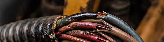 Wiring faults, poor grounding or exposed live parts