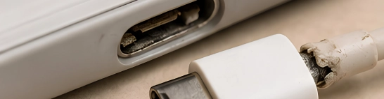Charging ports and cables that do not hold a plug or lose contact