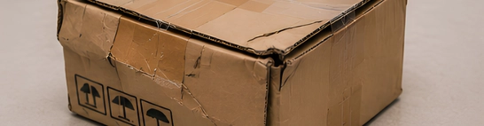 Retail packaging that fails the drop test or arrives crushed