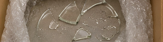 Insufficient cushioning causing transit damage