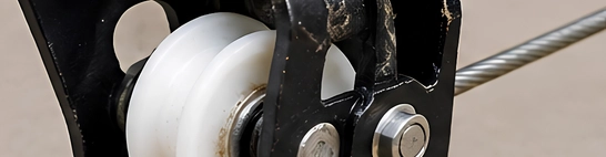 Moving parts that bind, slip or seize — pivots, wheels, bearings and cables