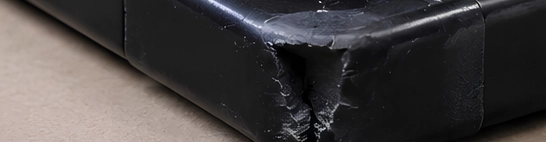 Insufficient corner protection causing transit damage