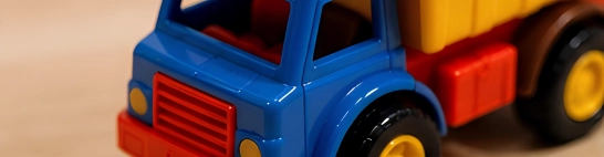 Small parts that come loose from an assembled toy