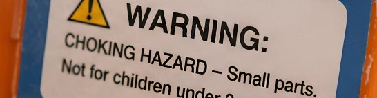 Missing or wrong age grading and warning statements