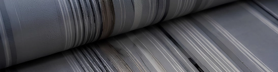 Barré, streaks or banding running across the width
