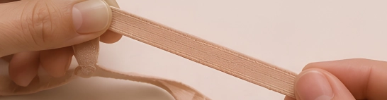 Elastic that has already lost recovery out of the package