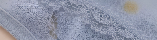Snags, pulls and visible stains on the finished garment