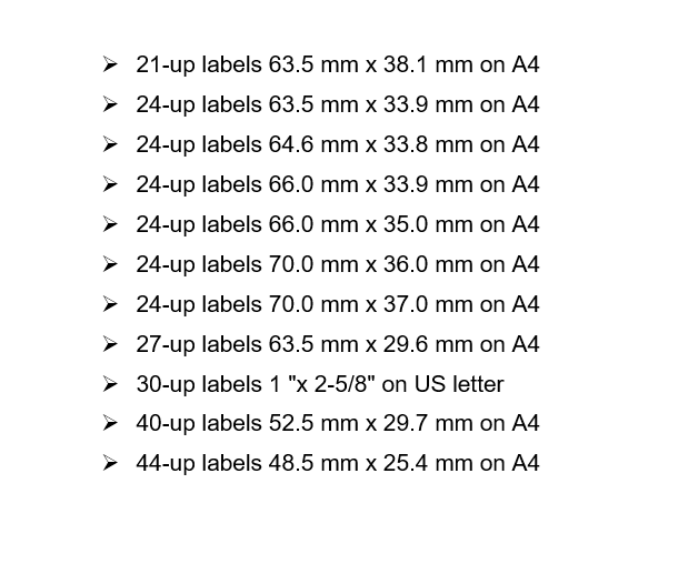 FNSKU label printing options